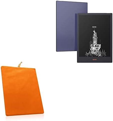 Caixa de ondas de caixa compatível com Onyx Boox Note 4 - Bolsa de veludo, manga de bolsa de tecido