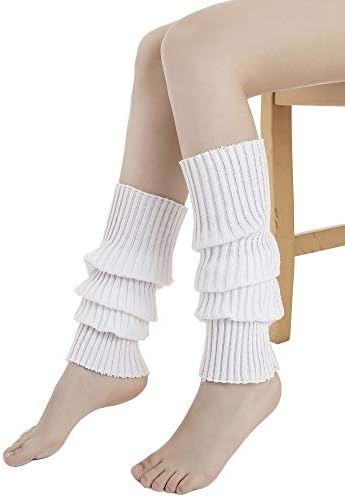 Aquecedores de perna de sarfel para mulheres com nervuras dos anos 80 Aquecedores da perna mais quente