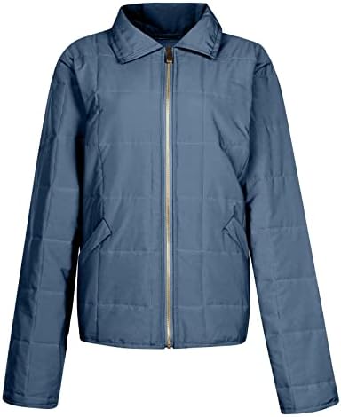 Jaquetas acolchoadas para mulheres inverno quente e leve Dolman Jacket