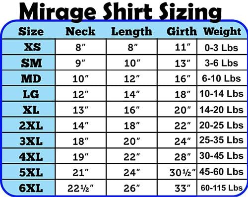 Mirage Pet Products 14 polegadas Não pare de acreditar camisas de tela para animais de estimação, grande, preto
