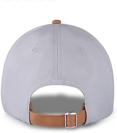 Chapéu de Alawing com emblema de logotipo de couro, tamanho do boné de beisebol Tamanho ajustável