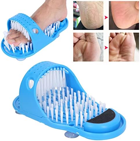 Esfriador do pé do chuveiro, limpador de pés simples, chinelos de massageador de chuveiro de pés de pé