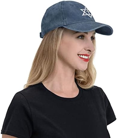 Israel Star of-David National Hat Hat vintage Cowboy Baseball Hats Cap preto de golfe para homens para