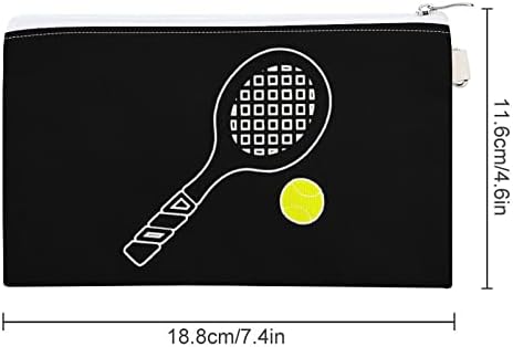 Tênis bola de tênis pequena bandeira de moeda de moedas com zíper bolsa de alteração