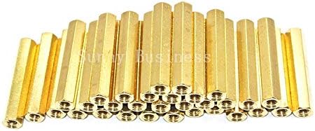 Parafuso 50pcs/lote m3l staneoff spacer feminino feminino m3l bronze espacador spacer spacer/bssffnnp