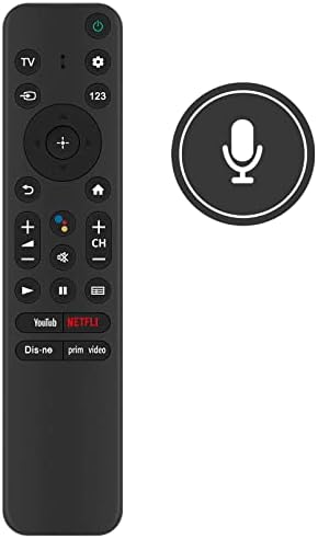 Controle remoto de pesquisa de voz de reposição RMF-TX800U Supports para Sony 2022 4K Ultra HD TV A95K