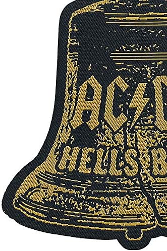 AC/DC ACDC Hells Bells Die Cut Logo Patch Hard Rock Fan Band Sew On Applique