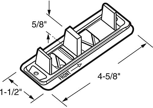Slide-Co-16217 Guia de ajuste da porta do guarda-roupa, metálico