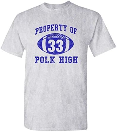 Polk High - Funny Bundy Football Champ 33 - Mens Cotton T -Shirt