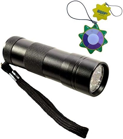 HQRP 365 nm 12 lanterna LED para verificação de vazamentos, caça aos escorpiões, urina de estimação,