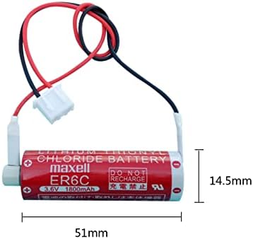 GRE Energia 2 ER6C AA 3.6V 1800mAH PLC Bateria de substituição da bateria para F2-40BL, F240BL, F1, F2,