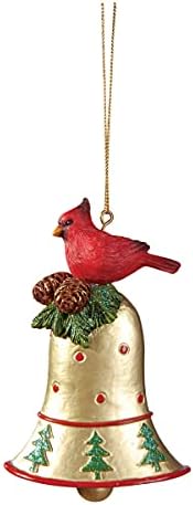 Gallerie II Cardinal no Bell Christmas Ornament Multicolored