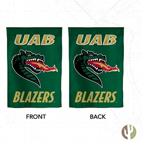 Bandeira do jardim da Universidade do Alabama Birmingham Blazers UAB Banner poliéster