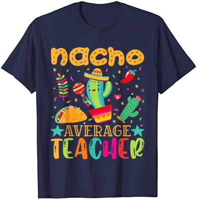 Professor médio de Nacho, professor mexicano Cinco de Mayo Fiesta T-Shirt