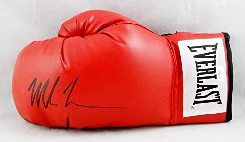 Mike Tyson autografou a luva de boxe Everlast Red - JSA W Auth *Esquerda - luvas de boxe autografadas