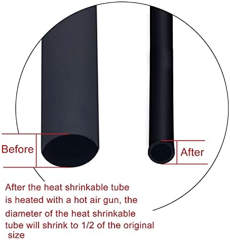 FACDEM 385pcs Kit de tubulação de encolhimento de calor