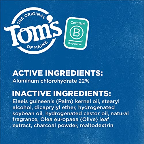 Tom's of Maine Antiperspirant Desodorant for Women, lavanda de coco, 2,25 onças. Pacote de 3