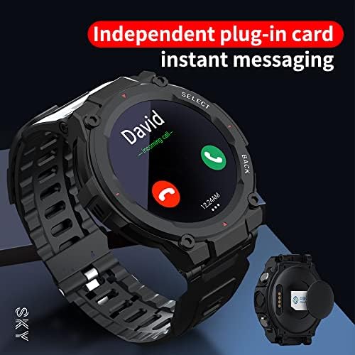 JZ & TS Lokmat Sky Smart Watch Sos Calls de emergência SOS RATIMENTO DE FITUSTA Sports Sports Smartwatches Bluetooth