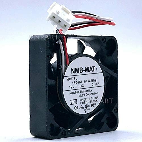 Ventilador DNPART Compatível para NMB 1604KL-04W-B59 12V 0,1A 40X40X10MMMM 7000RPM RD SINAL REFRINANDO
