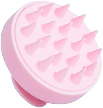 Gimme Beauty - Pincel de couro cabeludo esclarecedor rosa - escova de massagem de shampoo - lavador de cabelo