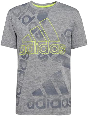 Camiseta atlética para meninos da Adidas Boys