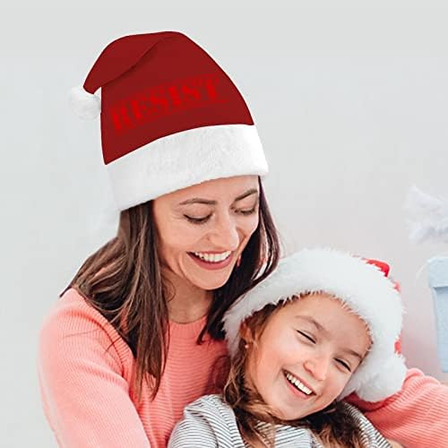 Resista ao chapéu de Natal chapéu de Papai Noel para adultos unissex Comfort Classic Xmas Cap para férias de