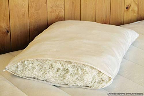 Travesseiro de lã sagrada de cordeiro orgânico Down