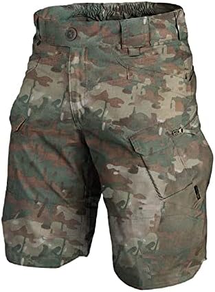 Shorts de carga ymosrh para homens esportivos de linho de linho de algodão masculino casual shorts soltos pijamas