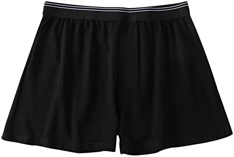 BMISEGM Men's Underwear Mens Boxer Roupa Inferior Cotton Arrowhead Loose Plus Size Boxer Calças Casa Pijama