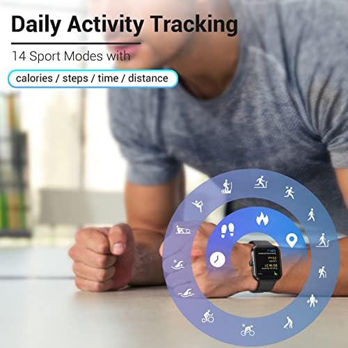 Wohinho Smart Watch for Women - Relógio de fitness de 1,69 ”com 5ATM Wateropers HD Color DIY Criação