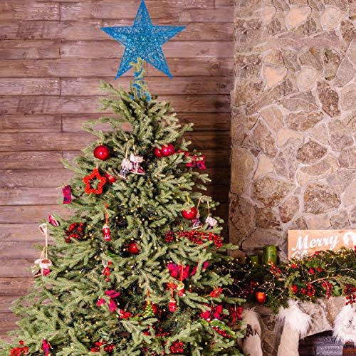 Besportble Decoração de Natal Ornamentos de Natividade Toppers de Árvore de Natal Estrelas Decoração Ornamentos