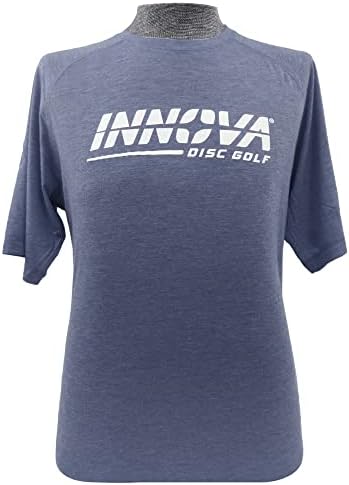 Discos de inova estourar a camisa de camisa de golfe de manga curta Tri-Blend Sleeve Disc Jersey