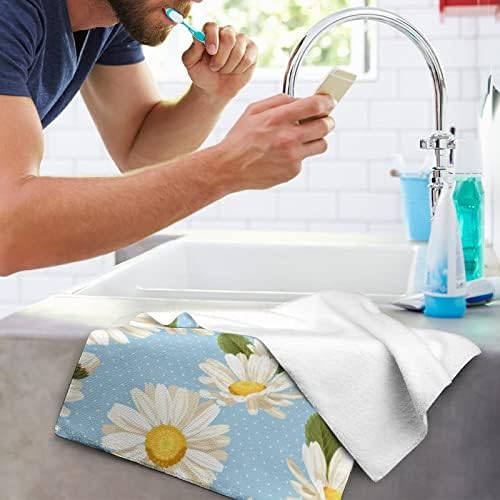 Toalha de toalha de face de camomila e bolinhas Toalhas premium de lavagem de pano para spa e banheiro