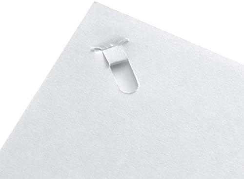 Plus de papel Clinch compacto compacto de grampo livre de marfim branco