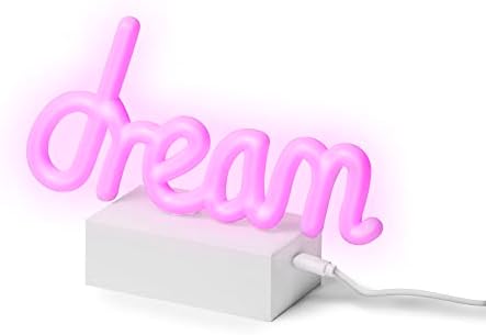 West & Arrow - Mini Dream Mini LED NEON EFFECT Desktop Light Up Sign, 8 - Bateria alimentada -