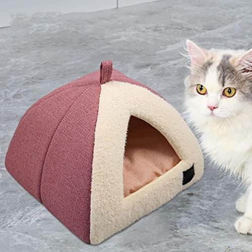 Casa de gatos de Colcolo com tenda de estimação para animais de estimação quente para gatos internos gatinhos de