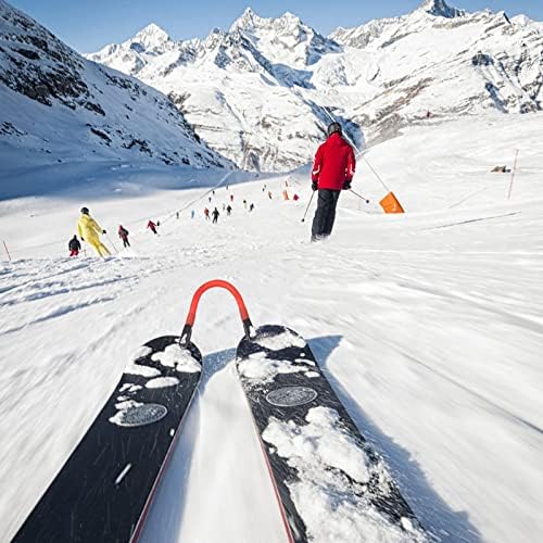 ABAODAM 4PCS Easy Wedge Ski Training Aid Aid Ski Tip Connector Speeds Control para iniciantes-