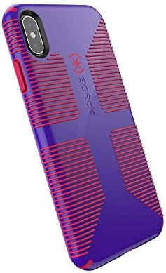 Speck Products Candyshell Grip iPhone XS Max Case, Ultraviolet roxo/rubi vermelho