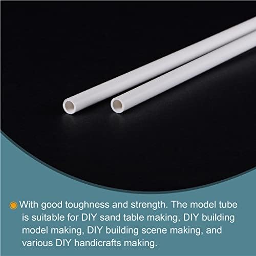Tubo de fibra de vidro branco GOONSDS - Isolamento elástico de fibra de vidro para materiais de modelo