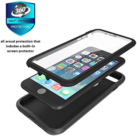IMPACTSTRONG IPHONE 7 Plus/iPhone 8 Plus Caso, capa ultra protetora com protetor de tela transparente