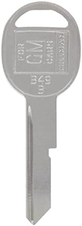 Hillman Automotive Key Blank single -saced para GM