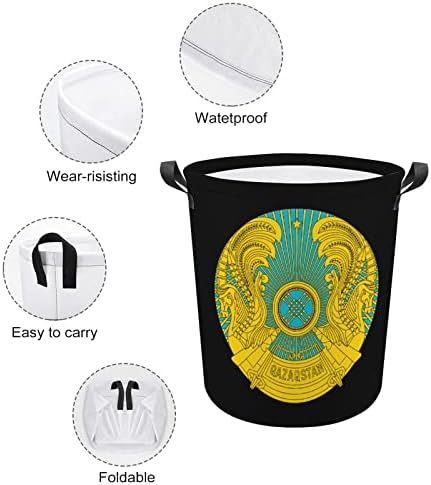 Coloque os braços do Cazaquistão Roupa de cesta de cesto para lavar bolsa de armazenamento de armazenamento