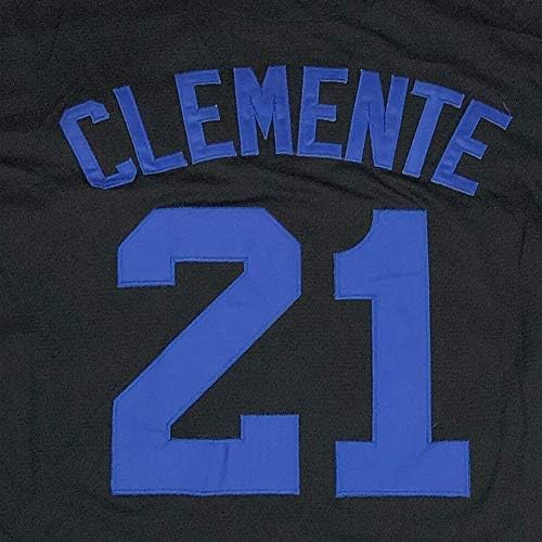 21 Roberto Clemente Santurce Crabbers Puerto Rico Jersey de beisebol costurou 6 cores