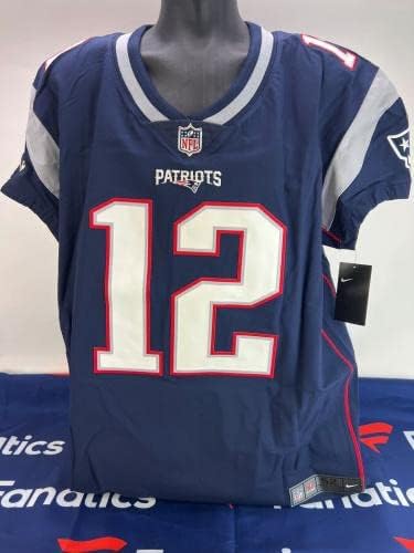 Tom Brady assinou o Patriots Nike Authentic Elite em Fanatics de Jersey de Campo LOA - Jerseys autografadas