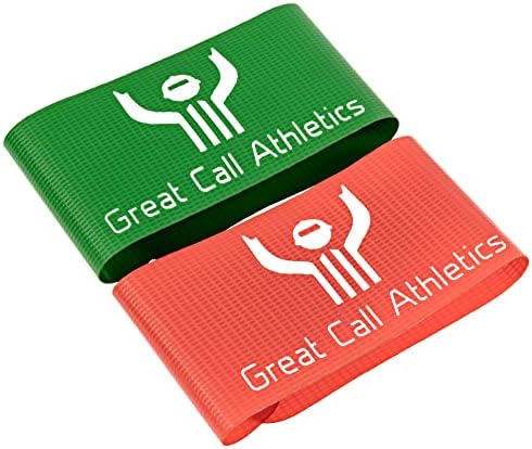 Ótima chamada para atletismo | Bandas de tornozelo de luta livre | 2 Conjunto vermelho e 2 verde | Torneio