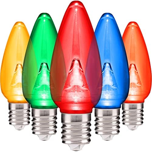 Luzes de Natal C9 C9 de iluminação de férias | Lâmpadas LED de várias coloridas decoração de