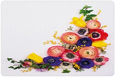 Ambesonne Anemone Flower Pet tape