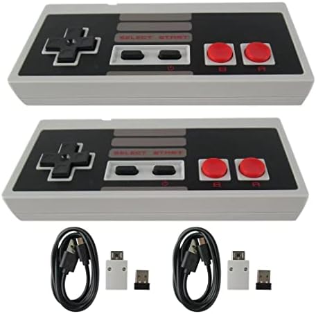 Controlador sem fio NGHTMre Construa em um adaptador sem fio USB da Bateria Recarregável para Mini NES