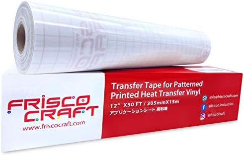 Fita de transferência de artesanato de Frisco para transferência de calor Vinil - Ferro em papel