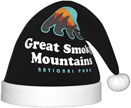 Cxxyjyj Great Smoky Mountains National Park nacional 1 Santa Hat para crianças Chapéus de Natal Chapé